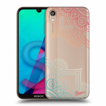 Picasee Honor 8S Hülle - Transparentes Silikon - Flowers pattern