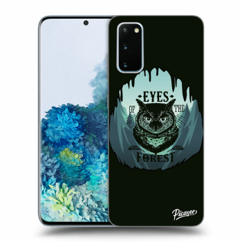 Picasee Samsung Galaxy S20 G980F Hülle - Transparentes Silikon - Forest owl