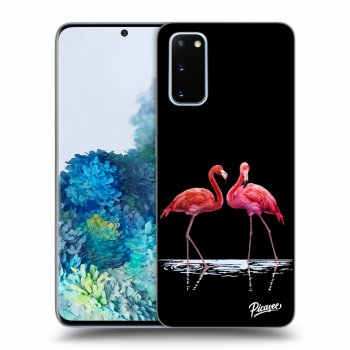 Picasee ULTIMATE CASE für Samsung Galaxy S20 G980F - Flamingos couple