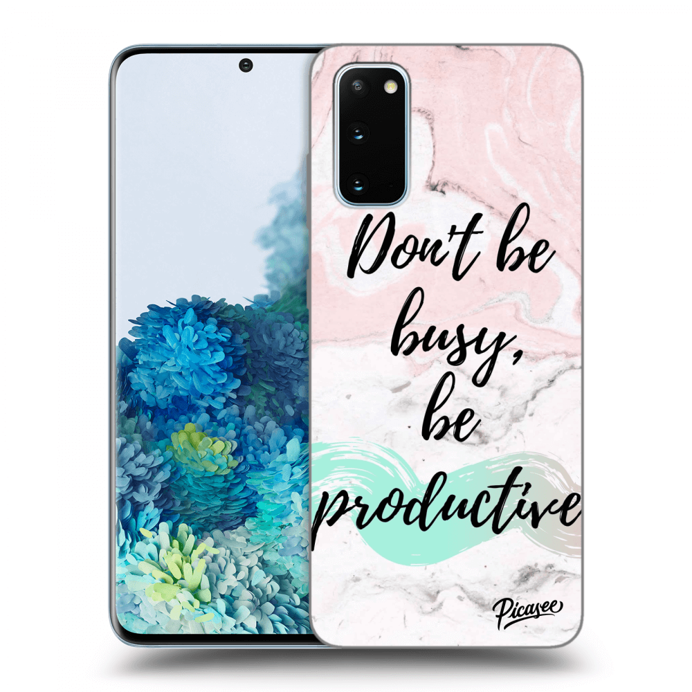 Picasee ULTIMATE CASE für Samsung Galaxy S20 G980F - Don't be busy, be productive