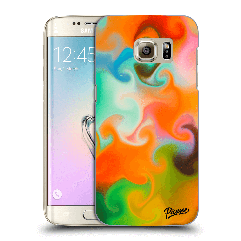 Picasee Samsung Galaxy S7 Edge G935F Hülle - Transparentes Silikon - Juice