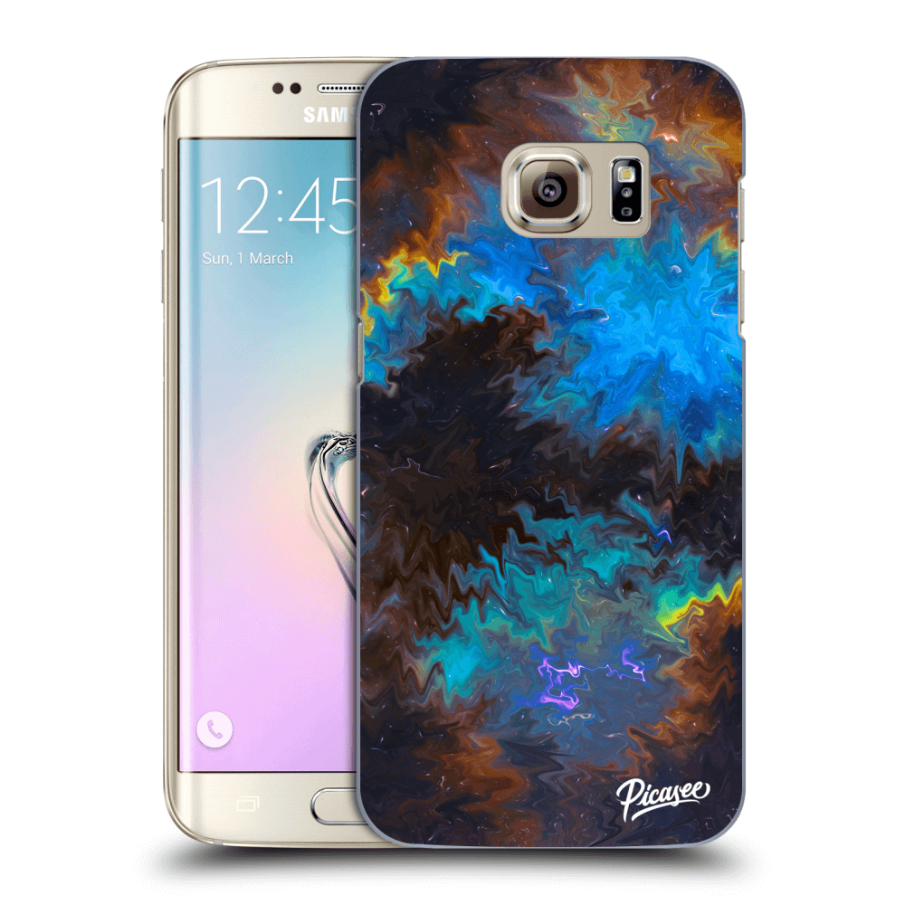 Picasee Samsung Galaxy S7 Edge G935F Hülle - Transparentes Silikon - Space