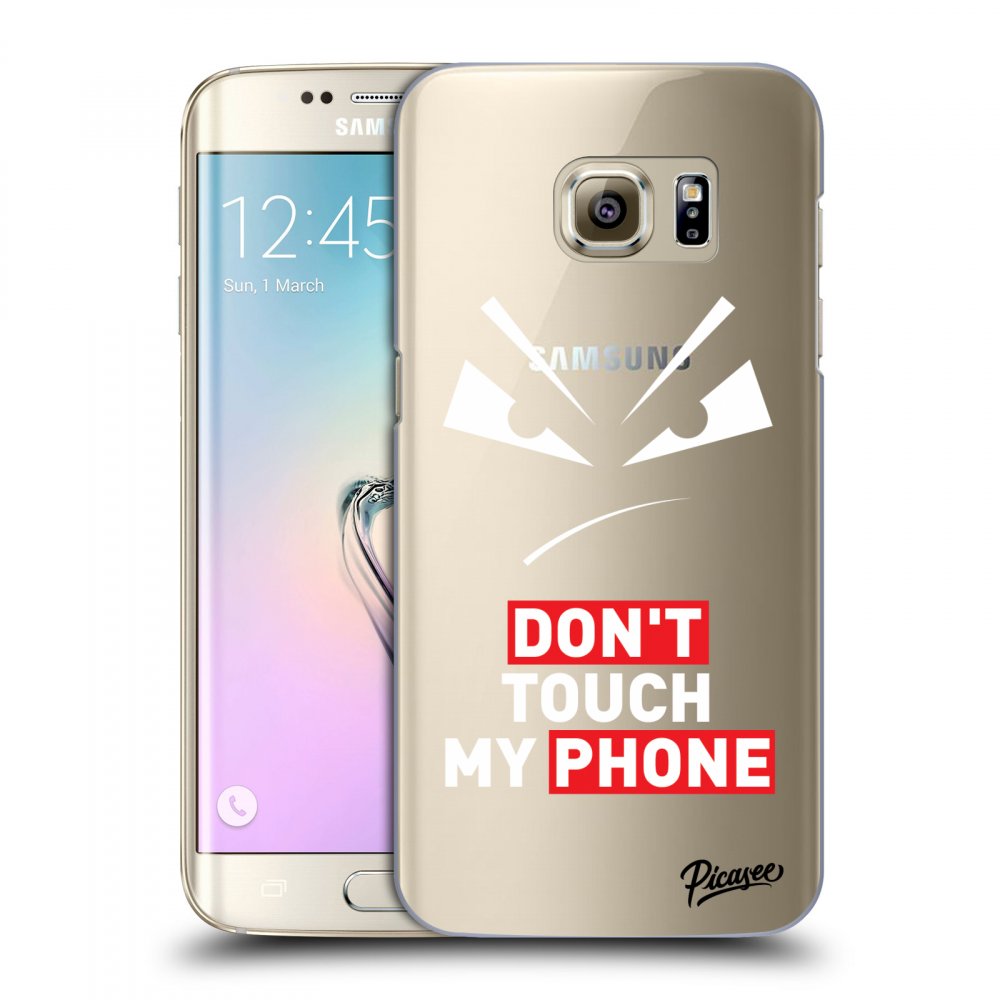Picasee Samsung Galaxy S7 Edge G935F Hülle - Transparentes Silikon - Evil Eye - Transparent