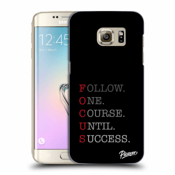 Picasee Samsung Galaxy S7 Edge G935F Hülle - Transparentes Silikon - Focus