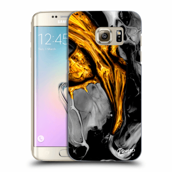Hülle für Samsung Galaxy S7 Edge G935F - Black Gold