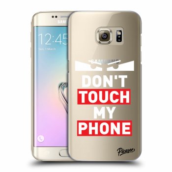 Picasee Samsung Galaxy S7 Edge G935F Hülle - Transparentes Silikon - Shadow Eye - Transparent