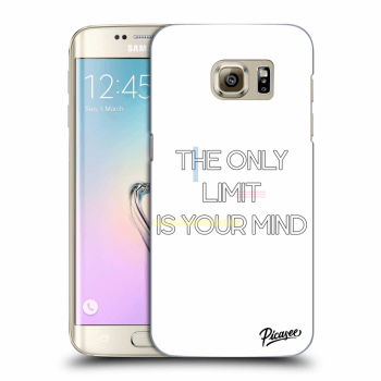 Picasee Samsung Galaxy S7 Edge G935F Hülle - Transparentes Silikon - The only limit is your mind