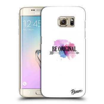 Picasee Samsung Galaxy S7 Edge G935F Hülle - Transparentes Silikon - Be original