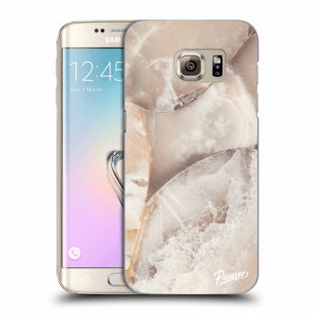 Hülle für Samsung Galaxy S7 Edge G935F - Cream marble