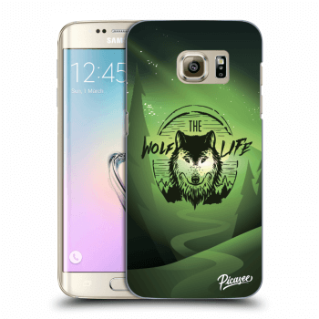 Picasee Samsung Galaxy S7 Edge G935F Hülle - Transparentes Silikon - Wolf life