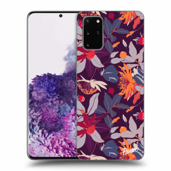 Hülle für Samsung Galaxy S20+ G985F - Purple Leaf