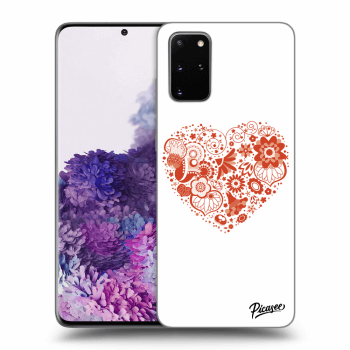 Picasee Samsung Galaxy S20+ G985F Hülle - Transparentes Silikon - Big heart