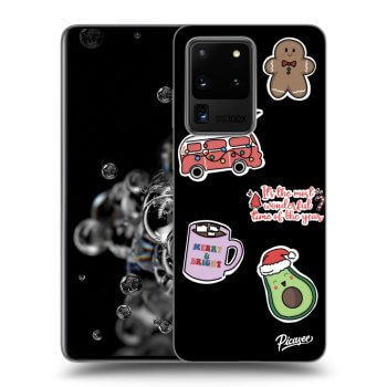 Hülle für Samsung Galaxy S20 Ultra 5G G988F - Christmas Stickers