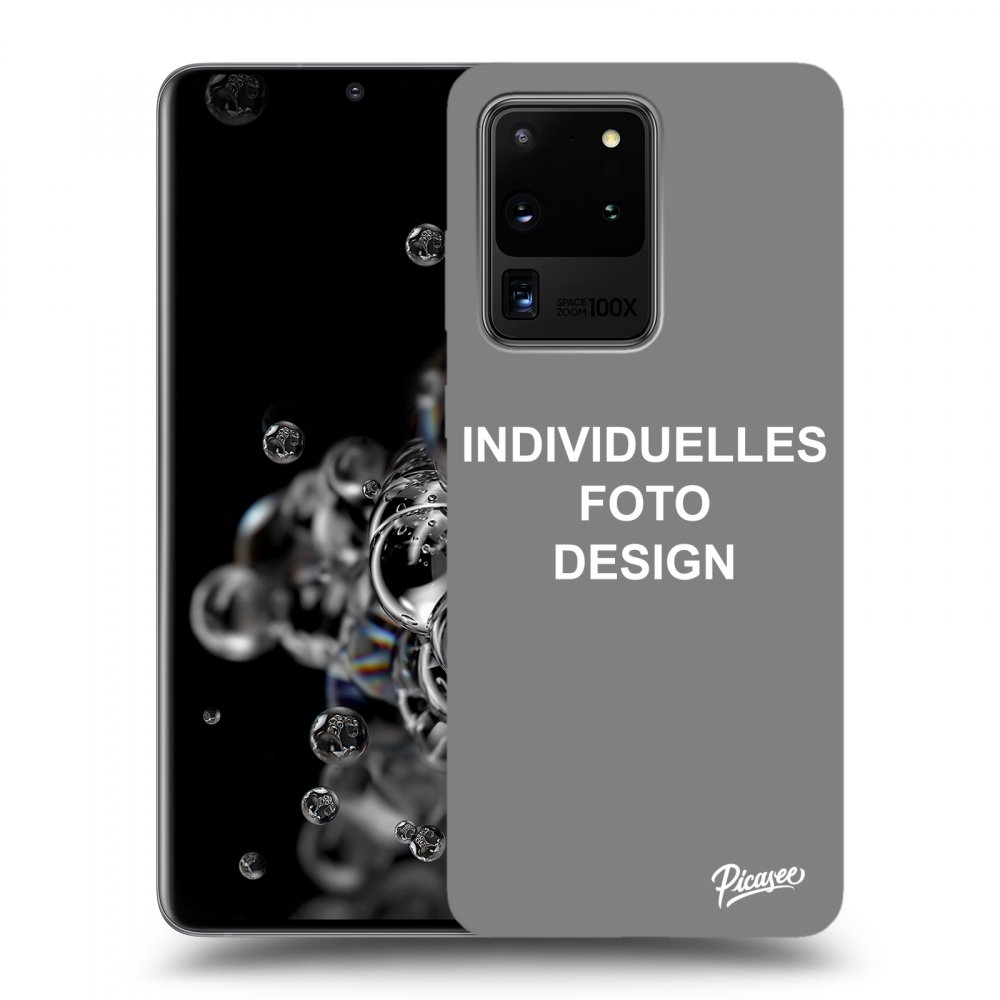 Picasee Samsung Galaxy S20 Ultra 5G G988F Hülle - Transparentes Silikon - Individuelles Fotodesign