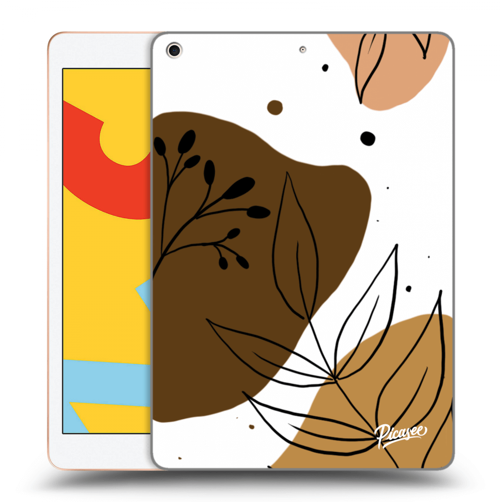 Picasee Schwarze Silikonhülle für Apple iPad 10.2" 2019 (7. gen) - Boho style