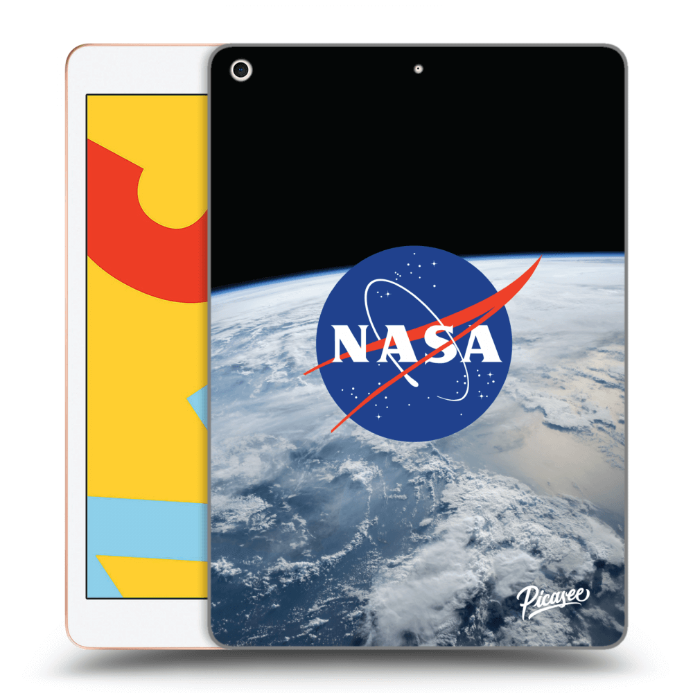 Picasee transparente Silikonhülle für Apple iPad 10.2" 2019 (7. gen) - Nasa Earth