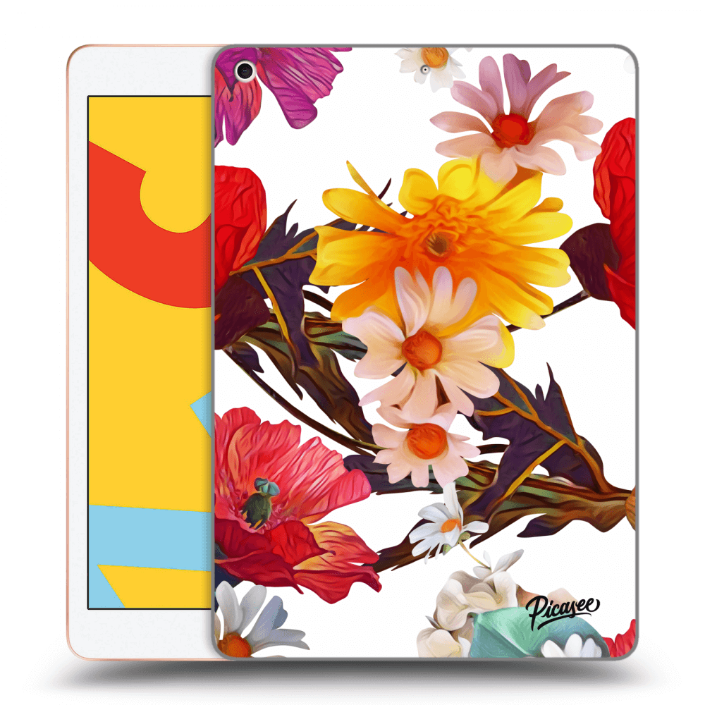 Picasee Schwarze Silikonhülle für Apple iPad 10.2" 2019 (7. gen) - Meadow