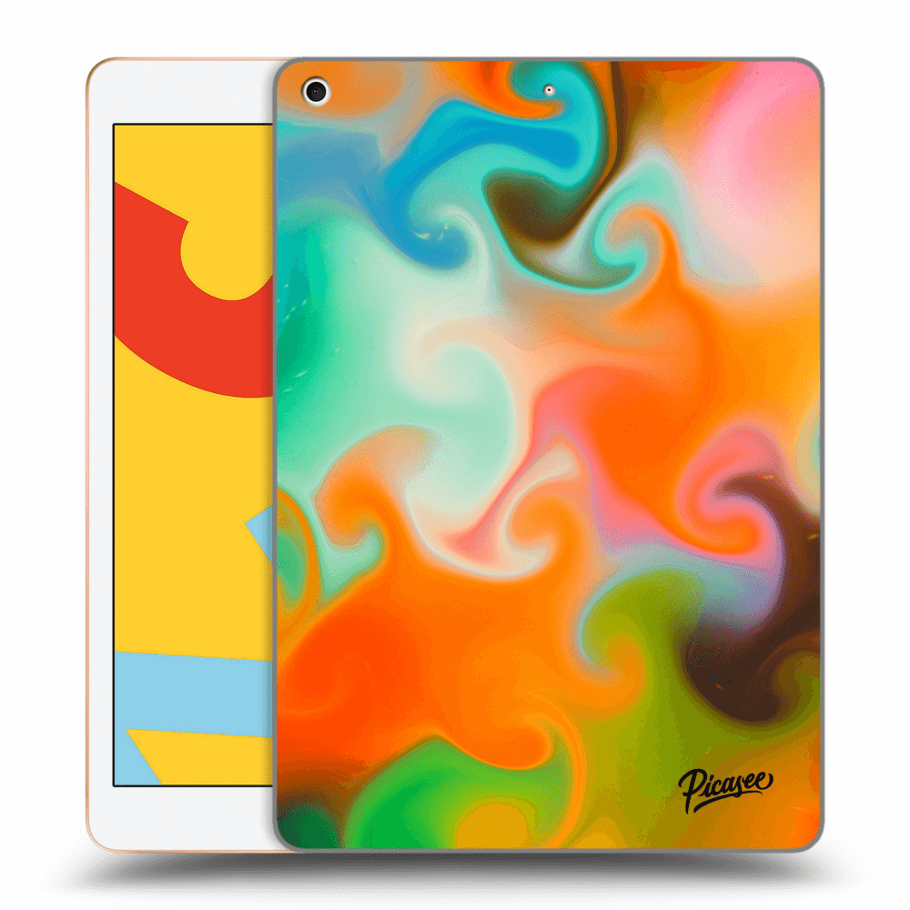 Picasee transparente Silikonhülle für Apple iPad 10.2" 2019 (7. gen) - Juice