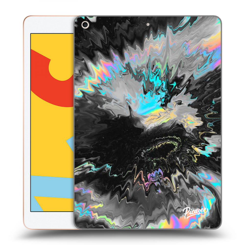 Picasee transparente Silikonhülle für Apple iPad 10.2" 2019 (7. gen) - Magnetic