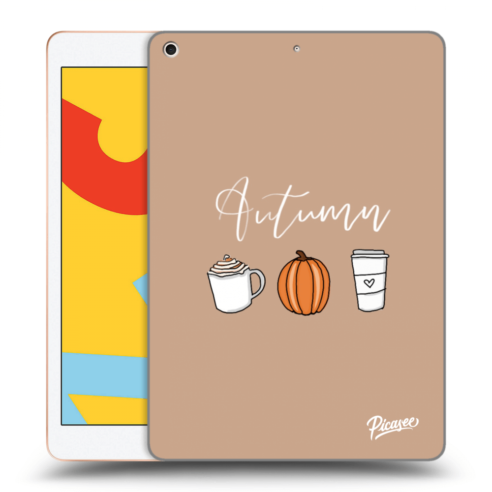 Picasee Schwarze Silikonhülle für Apple iPad 10.2" 2019 (7. gen) - Autumn