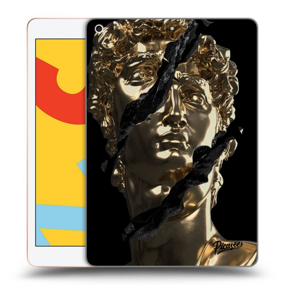 Picasee Schwarze Silikonhülle für Apple iPad 10.2" 2019 (7. gen) - Golder