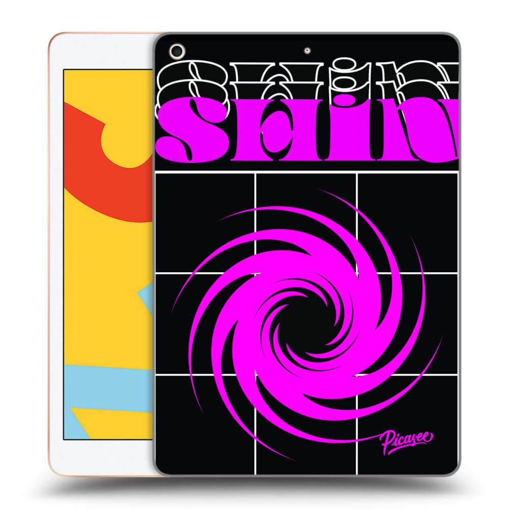 Picasee Schwarze Silikonhülle für Apple iPad 10.2" 2019 (7. gen) - SHINE