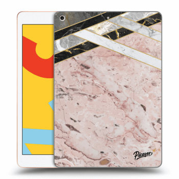 Hülle für Apple iPad 10.2" 2019 (7. gen) - Pink geometry