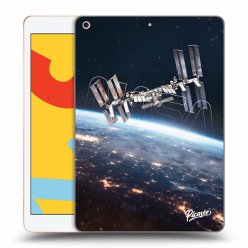 Picasee Schwarze Silikonhülle für Apple iPad 10.2" 2019 (7. gen) - Station