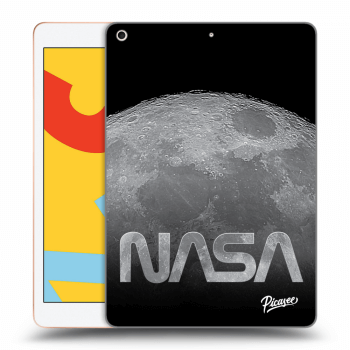 Picasee transparente Silikonhülle für Apple iPad 10.2" 2019 (7. gen) - Moon Cut