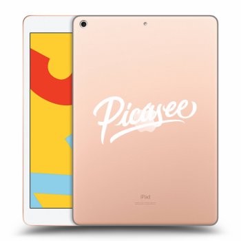 Picasee transparente Silikonhülle für Apple iPad 10.2" 2019 (7. gen) - Picasee - White