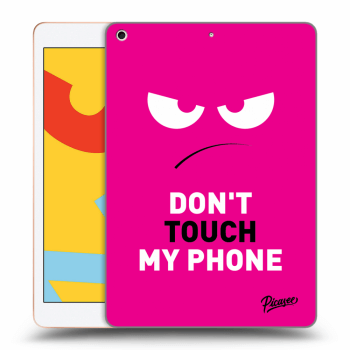 Hülle für Apple iPad 10.2" 2019 (7. gen) - Angry Eyes - Pink