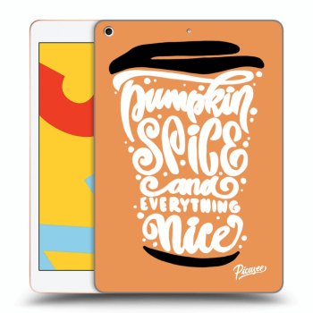 Hülle für Apple iPad 10.2" 2019 (7. gen) - Pumpkin coffee