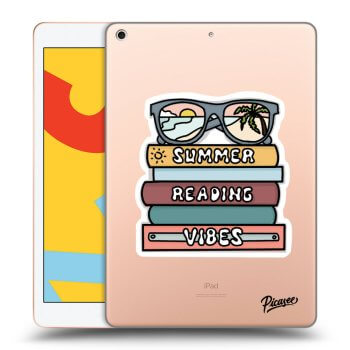 Picasee transparente Silikonhülle für Apple iPad 10.2" 2019 (7. gen) - Summer reading vibes