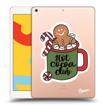 Picasee transparente Silikonhülle für Apple iPad 10.2" 2019 (7. gen) - Hot Cocoa Club