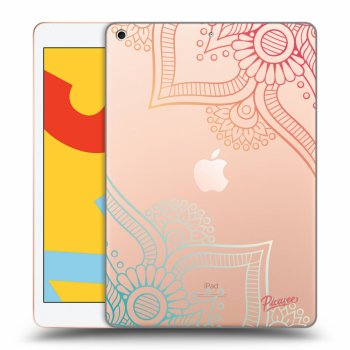 Picasee transparente Silikonhülle für Apple iPad 10.2" 2019 (7. gen) - Flowers pattern