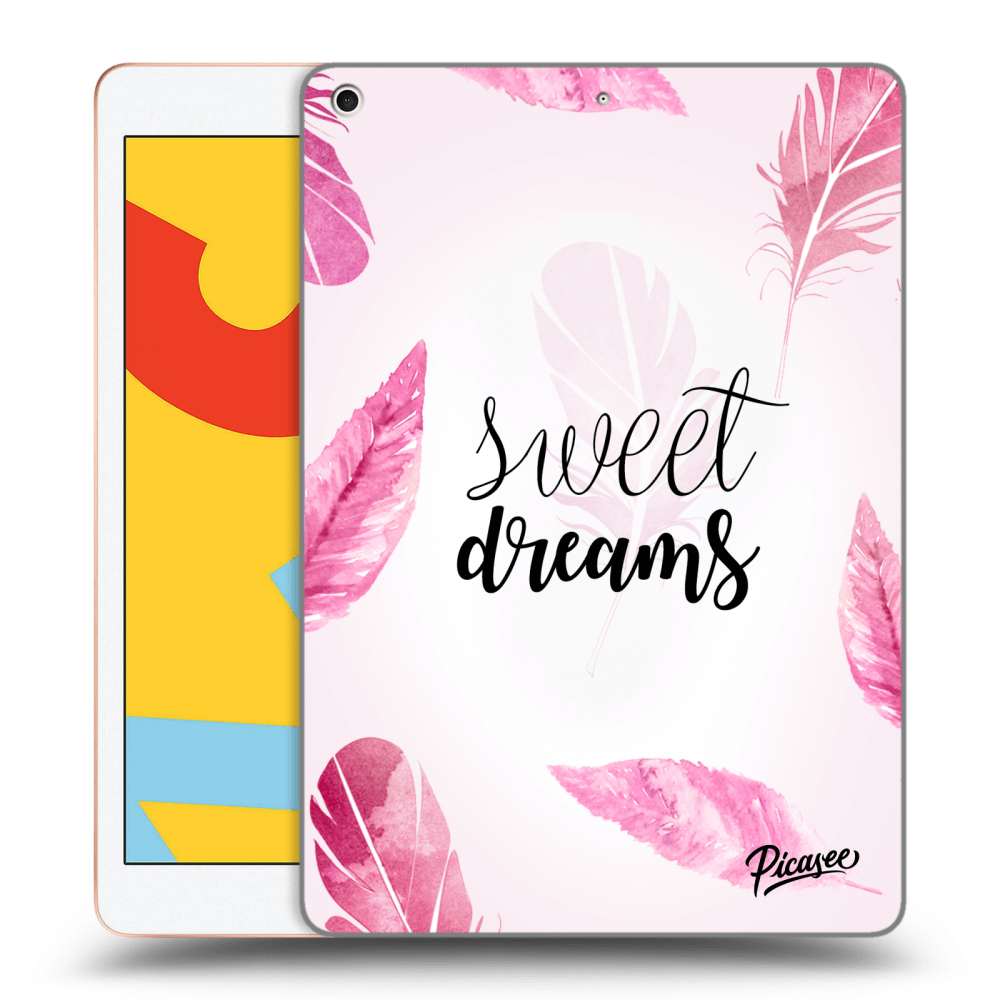Picasee Schwarze Silikonhülle für Apple iPad 10.2" 2019 (7. gen) - Sweet dreams