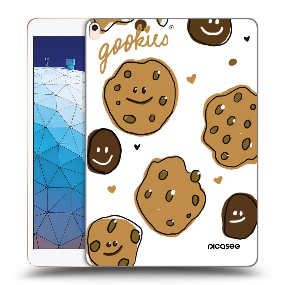 Picasee transparente Silikonhülle für Apple iPad Air 10.5" 2019 (3.gen) - Gookies