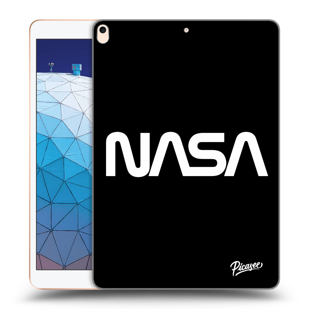 Picasee Schwarze Silikonhülle für Apple iPad Air 10.5" 2019 (3.gen) - NASA Basic