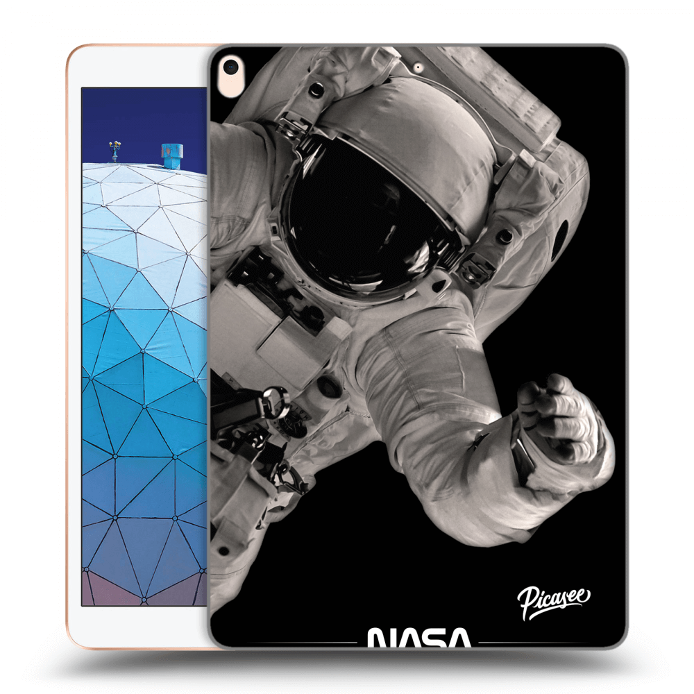 Picasee transparente Silikonhülle für Apple iPad Air 10.5" 2019 (3.gen) - Astronaut Big