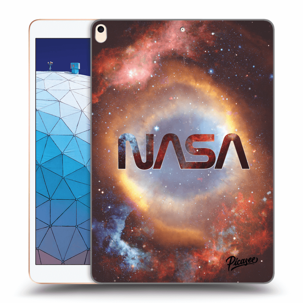 Picasee Schwarze Silikonhülle für Apple iPad Air 10.5" 2019 (3.gen) - Nebula