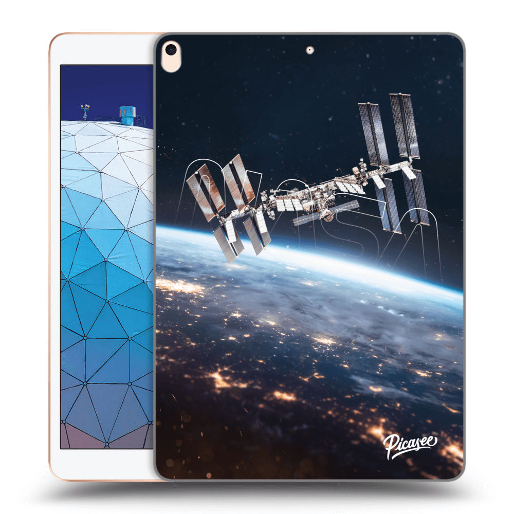 Picasee Schwarze Silikonhülle für Apple iPad Air 10.5" 2019 (3.gen) - Station