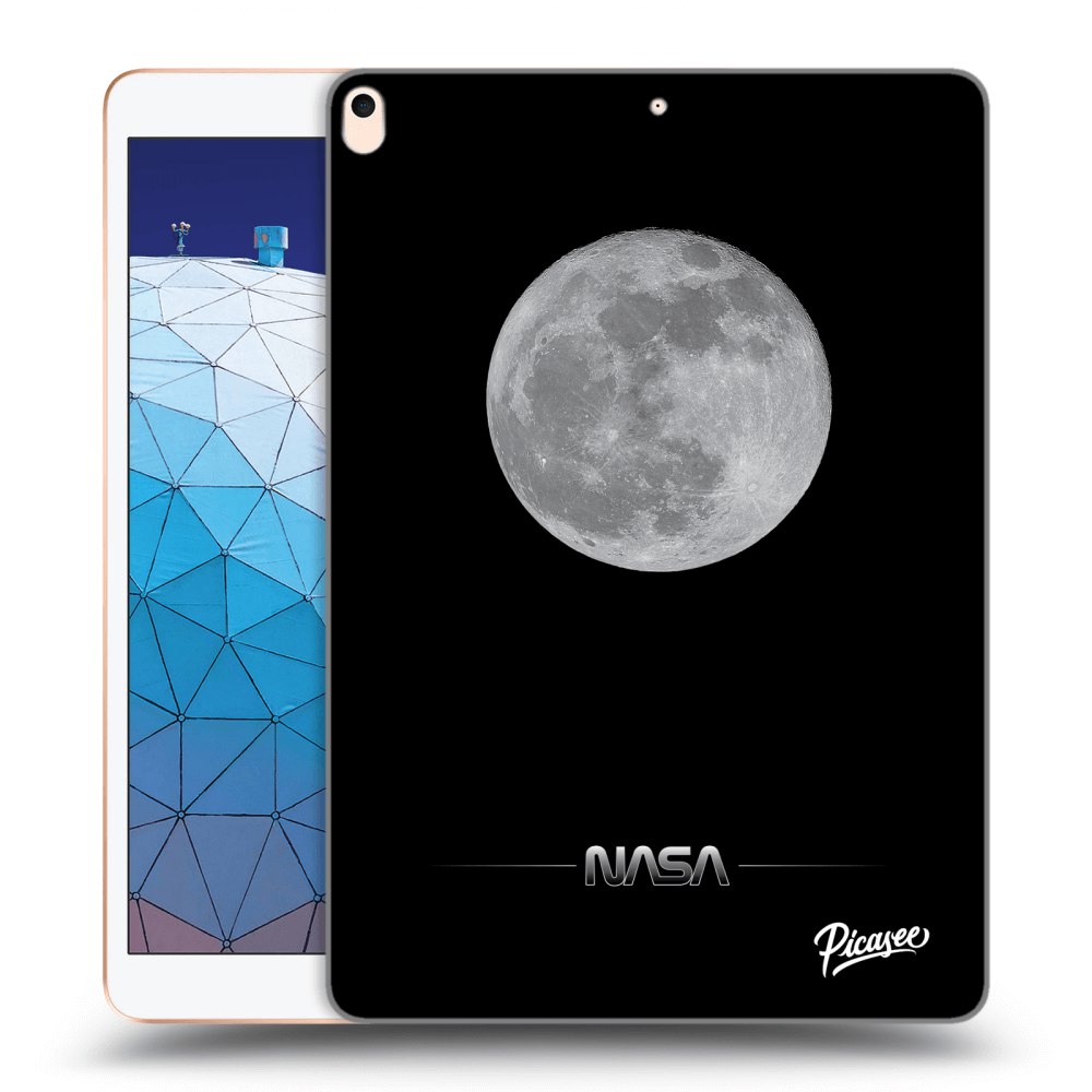 Picasee transparente Silikonhülle für Apple iPad Air 10.5" 2019 (3.gen) - Moon Minimal