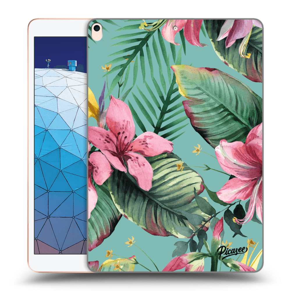 Picasee Schwarze Silikonhülle für Apple iPad Air 10.5" 2019 (3.gen) - Hawaii