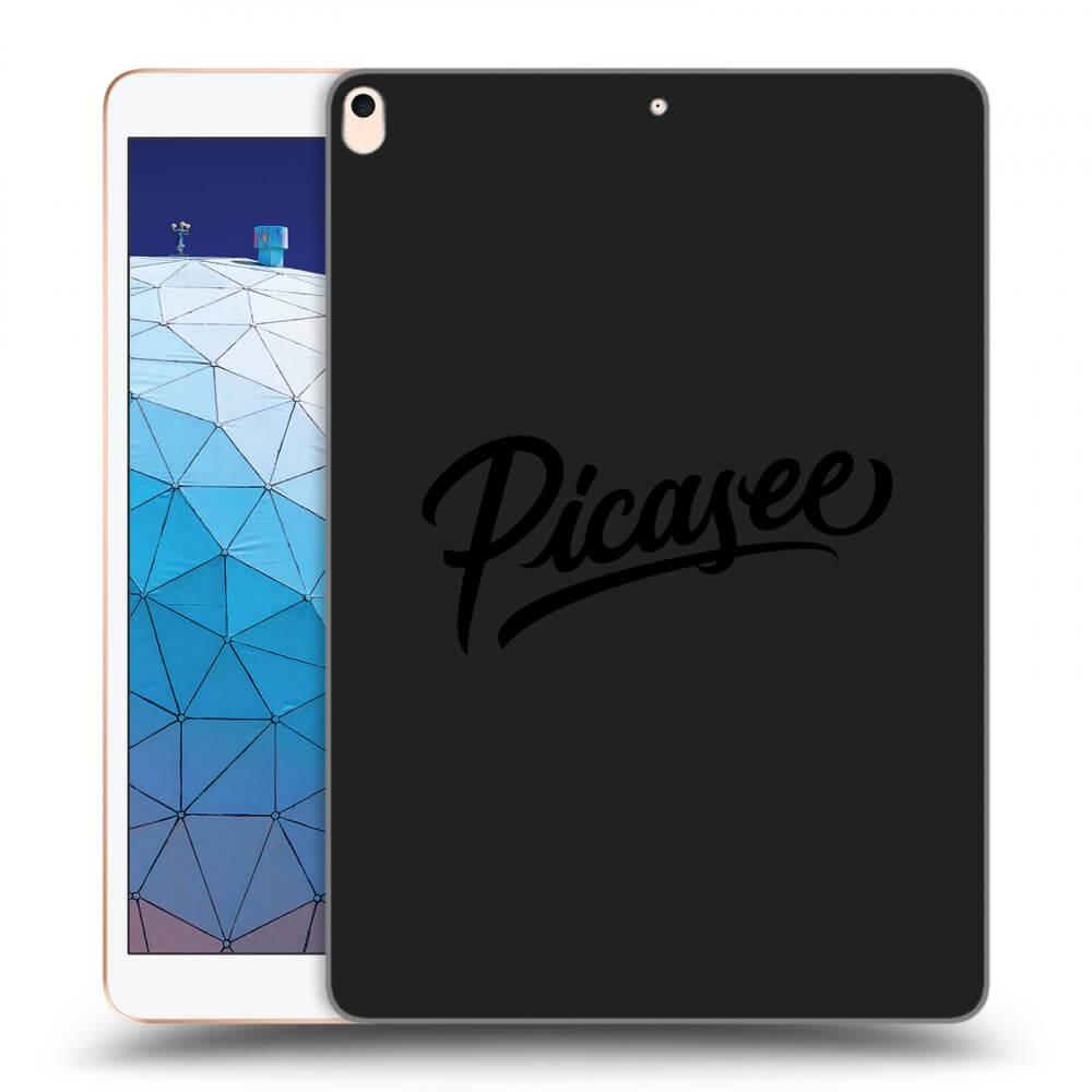 Picasee Schwarze Silikonhülle für Apple iPad Air 10.5" 2019 (3.gen) - Picasee - old logo - black
