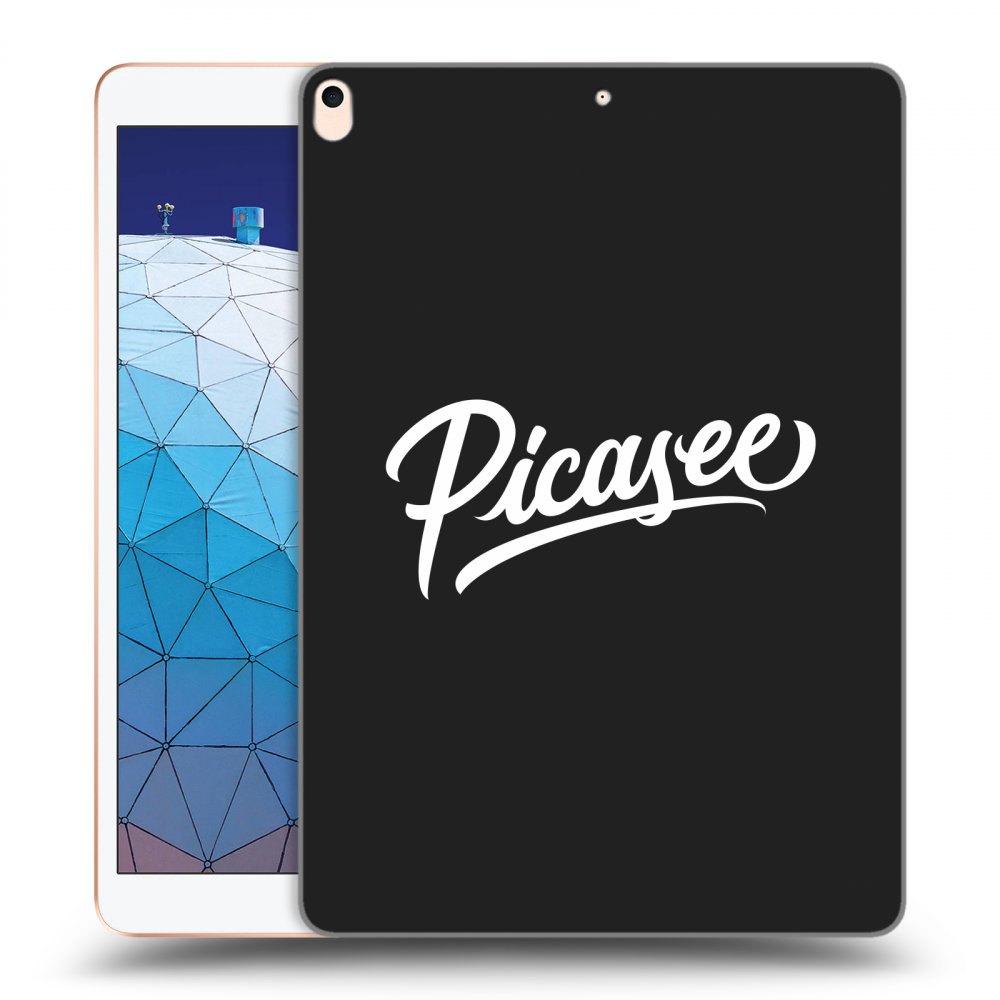 Picasee Schwarze Silikonhülle für Apple iPad Air 10.5" 2019 (3.gen) - Picasee - White