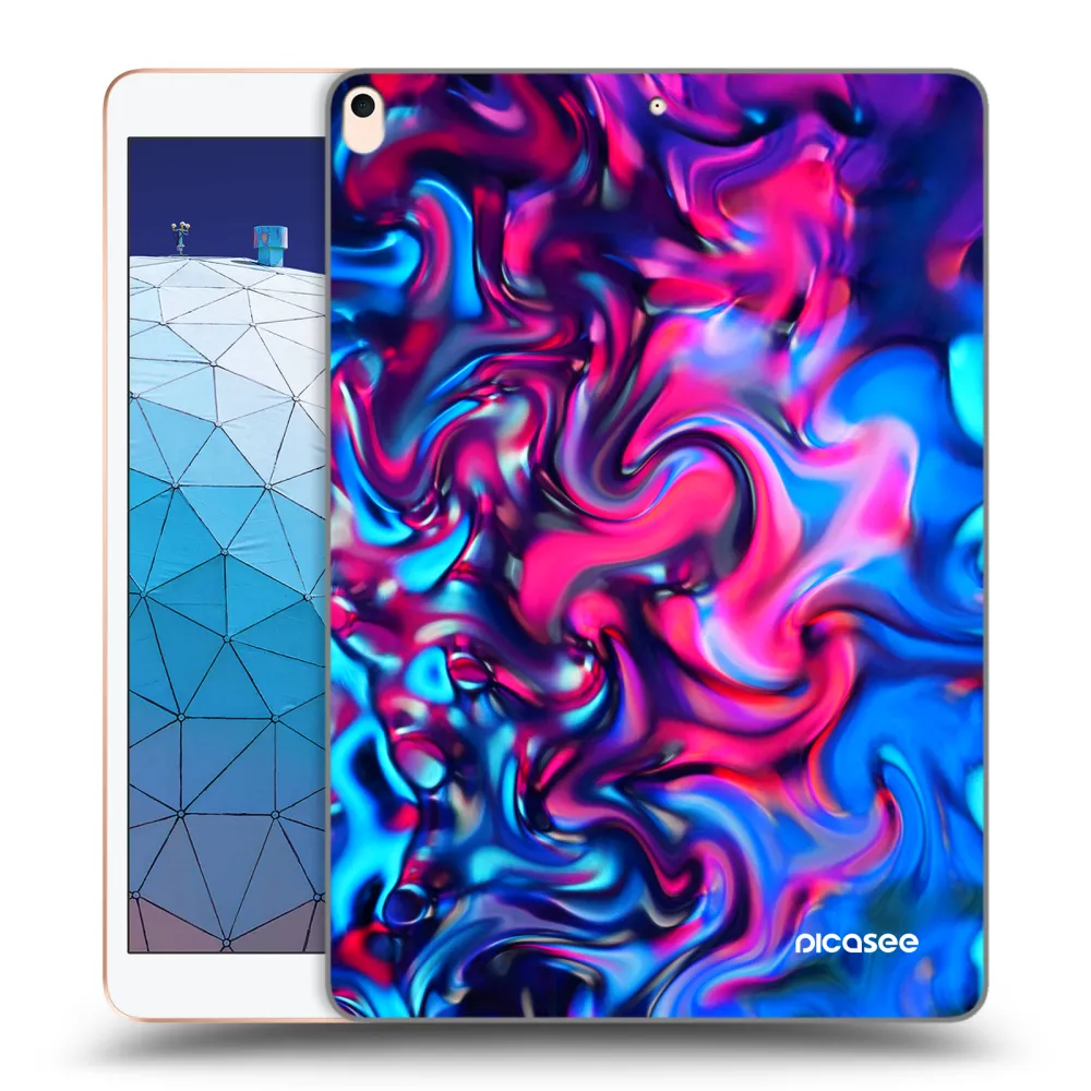 Picasee transparente Silikonhülle für Apple iPad Air 10.5" 2019 (3.gen) - Redlight