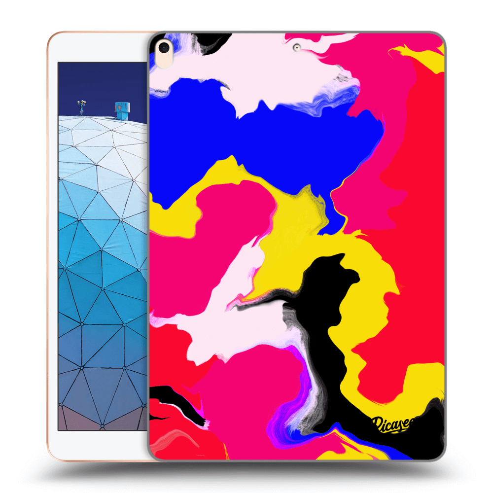Picasee transparente Silikonhülle für Apple iPad Air 10.5" 2019 (3.gen) - Watercolor