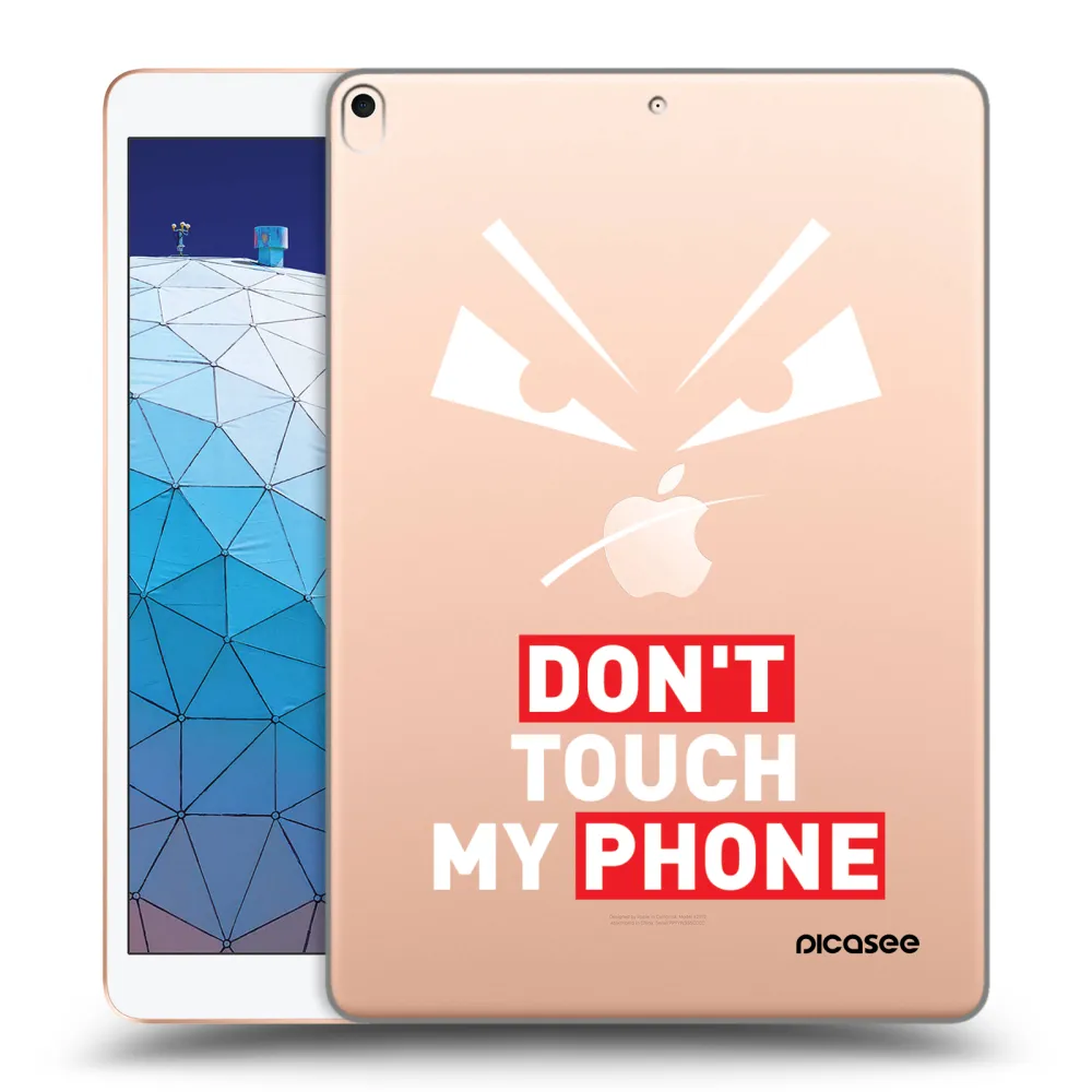 Picasee transparente Silikonhülle für Apple iPad Air 10.5" 2019 (3.gen) - Evil Eye - Transparent