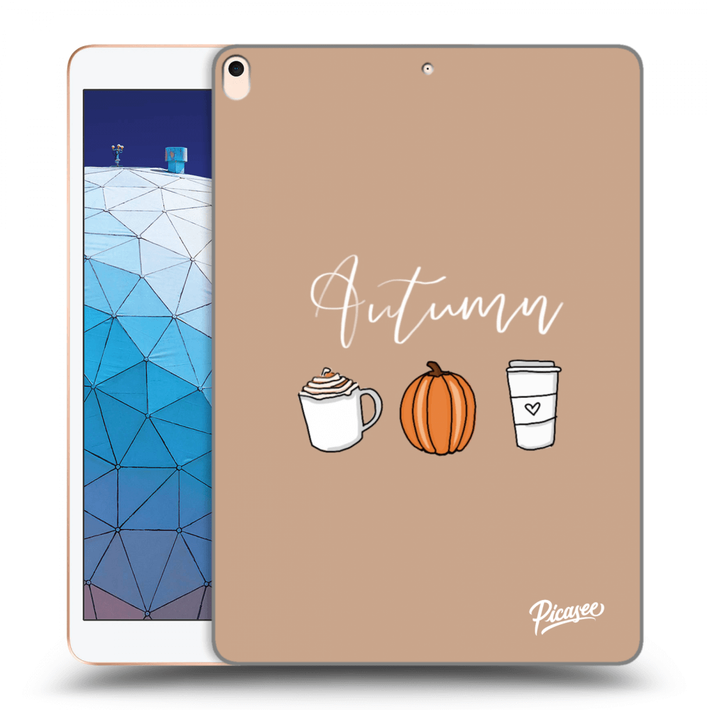 Picasee Schwarze Silikonhülle für Apple iPad Air 10.5" 2019 (3.gen) - Autumn