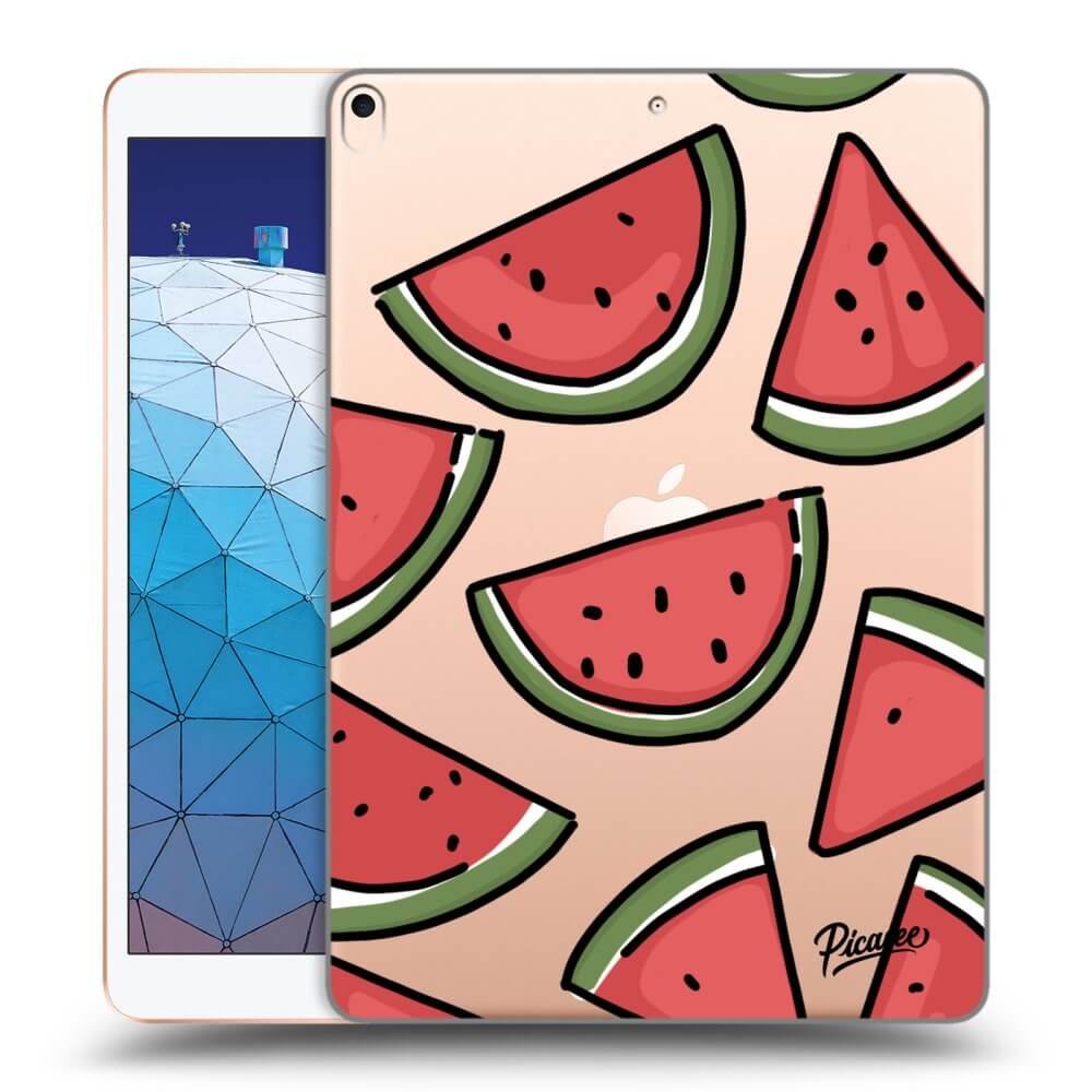 Picasee transparente Silikonhülle für Apple iPad Air 10.5" 2019 (3.gen) - Melone